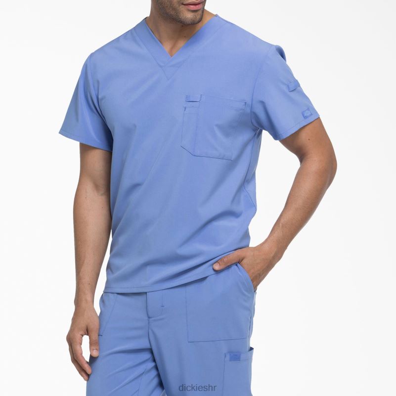 eds Essentials majica s v-izrezom muškarci Dickies strop plava (cbl) 6BPL61323 odjeća