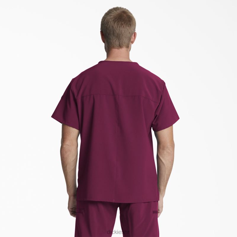 eds Essentials majica s v-izrezom muškarci Dickies vino (pobjeda) 6BPL61335 odjeća
