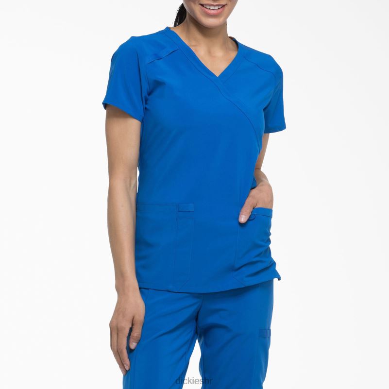eds Essentials mock wrap scrub top žene Dickies kraljevsko plava (rb) 6BPL62642 odjeća