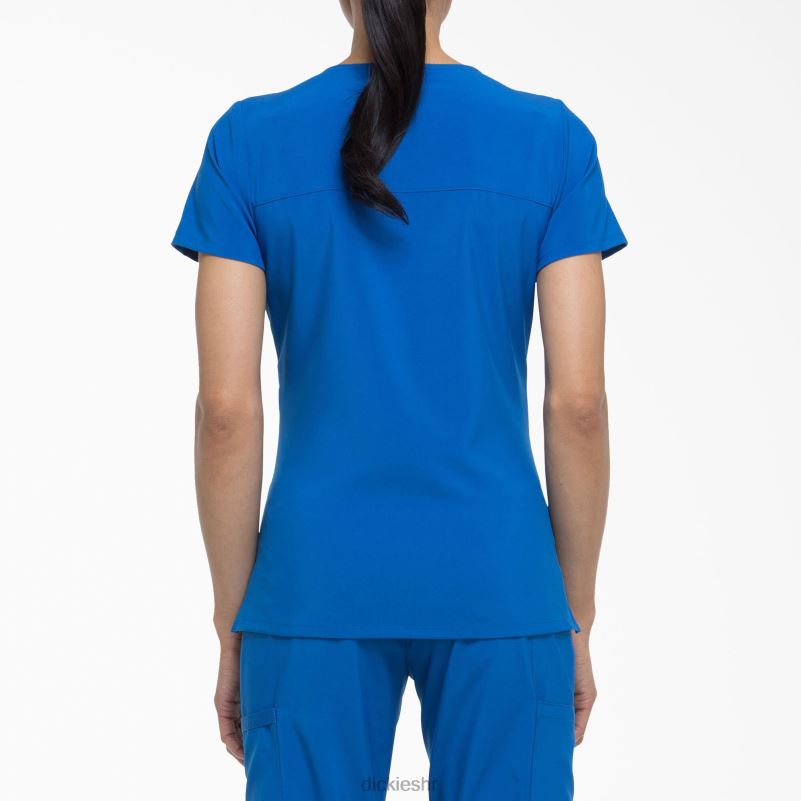 eds Essentials mock wrap scrub top žene Dickies kraljevsko plava (rb) 6BPL62642 odjeća