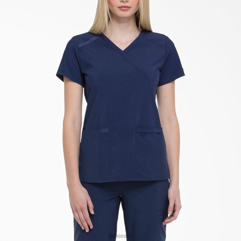eds Essentials mock wrap scrub top žene Dickies tamnoplava (nyps) 6BPL62640 odjeća