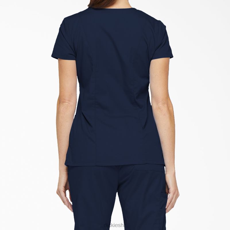 eds prepoznatljivi gornji dio s v-izrezom i utorom za olovku žene Dickies tamnoplava (nvy) 6BPL62418 odjeća