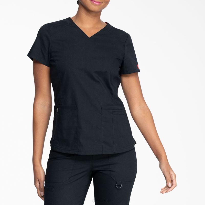 eds prepoznatljivi top s v-izrezom žene Dickies crno (crno) 6BPL62592 odjeća