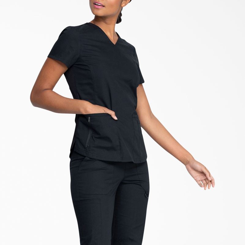 eds prepoznatljivi top s v-izrezom žene Dickies crno (crno) 6BPL62592 odjeća