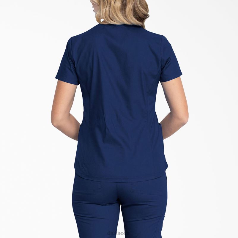 eds prepoznatljivi top s v-izrezom žene Dickies tamnoplava (nvy) 6BPL62594 odjeća