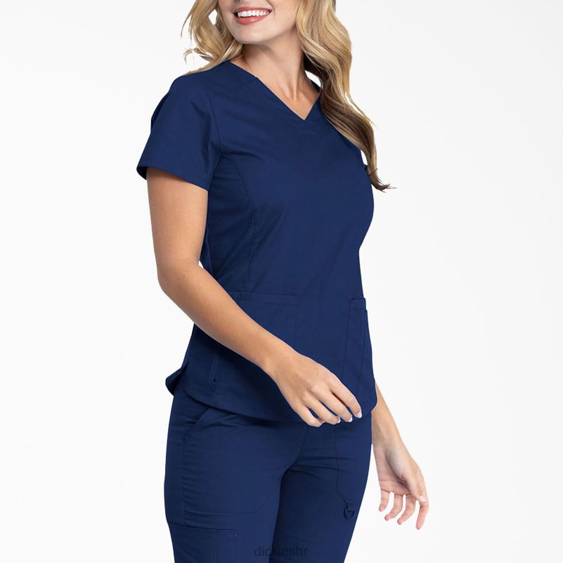eds prepoznatljivi top s v-izrezom žene Dickies tamnoplava (nvy) 6BPL62594 odjeća