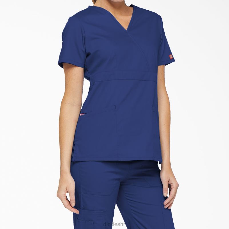 eds signature mock wrap scrub top žene Dickies galaksija plava (gbl) 6BPL62618 odjeća