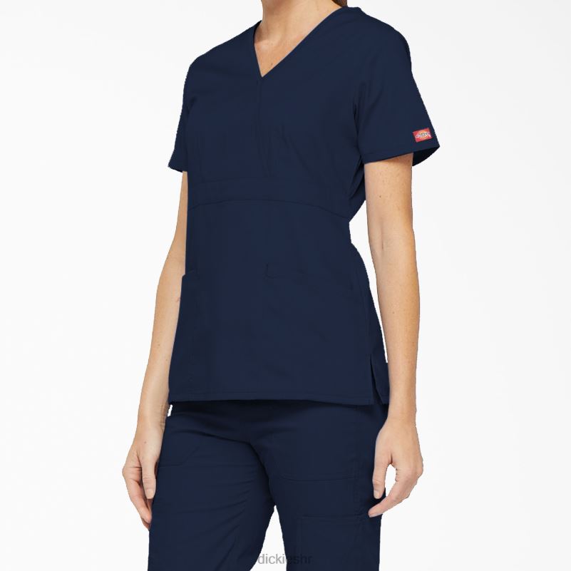 eds signature mock wrap scrub top žene Dickies tamnoplava (nvy) 6BPL62621 odjeća