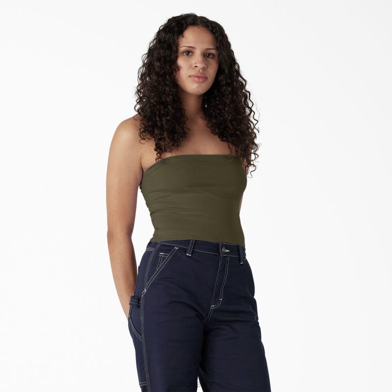 pleteni gornji dio cijevi žene Dickies vojno zelena (ml) 6BPL62168 odjeća