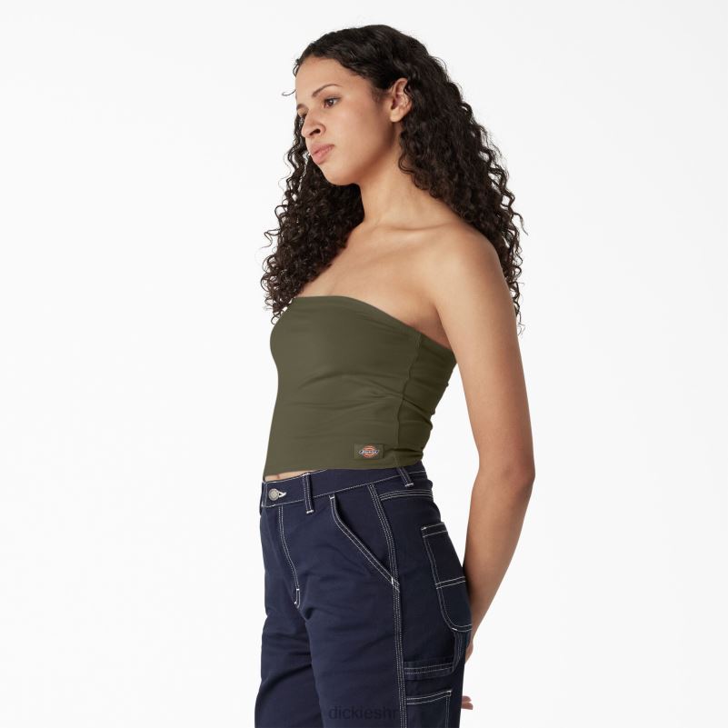 pleteni gornji dio cijevi žene Dickies vojno zelena (ml) 6BPL62168 odjeća