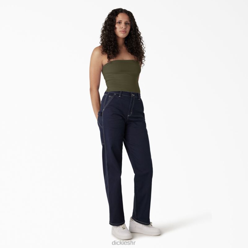 pleteni gornji dio cijevi žene Dickies vojno zelena (ml) 6BPL62168 odjeća