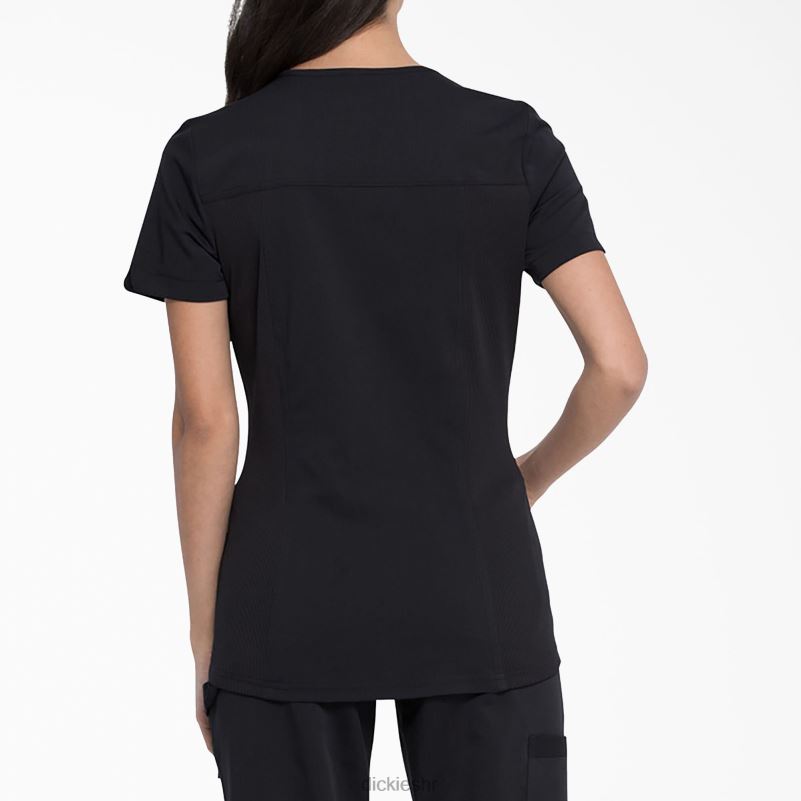 ravnoteža mock wrap scrub top žene Dickies crno (crno) 6BPL62536 odjeća