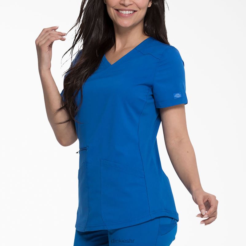 ravnoteža mock wrap scrub top žene Dickies kraljevsko plava (rb) 6BPL62542 odjeća