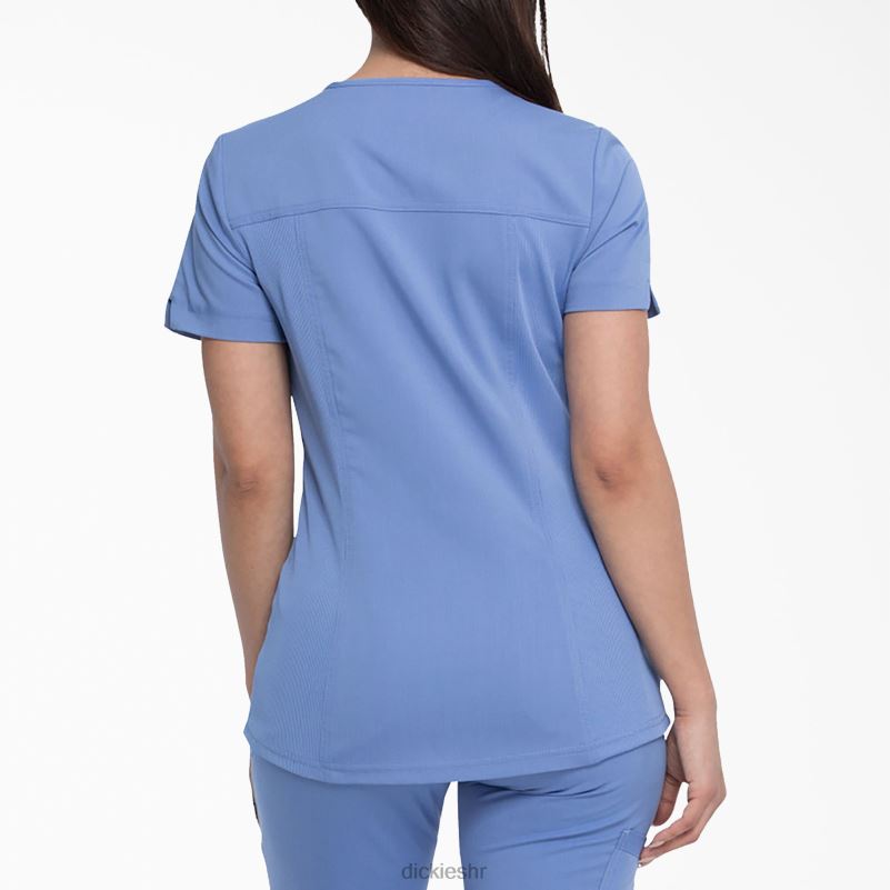 ravnoteža mock wrap scrub top žene Dickies strop plava (cbl) 6BPL62537 odjeća