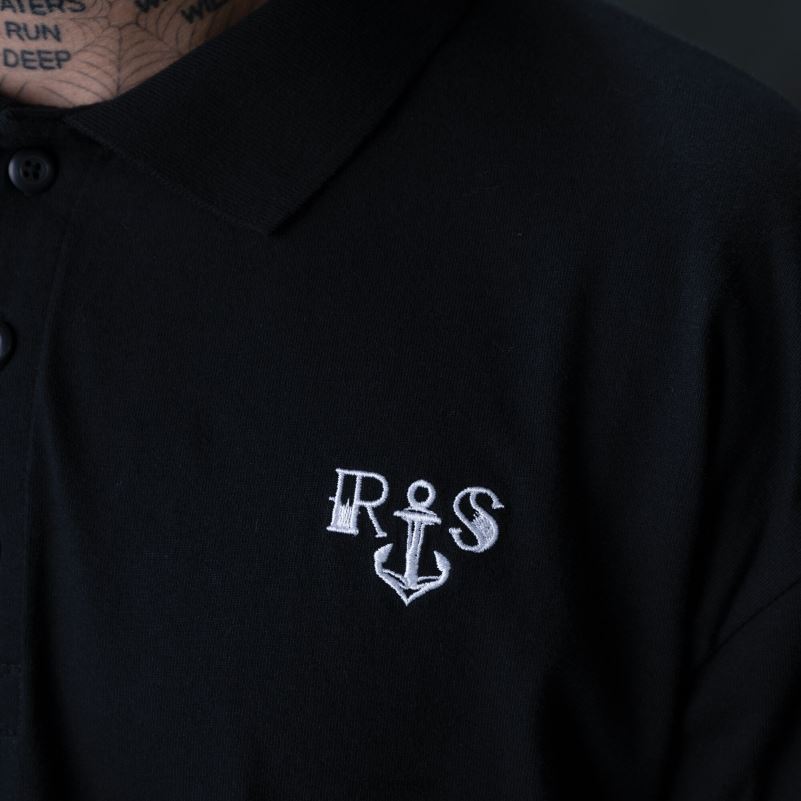 ronnie sandoval polo majica dugih rukava muškarci Dickies crna (kbk) 6BPL6879 odjeća