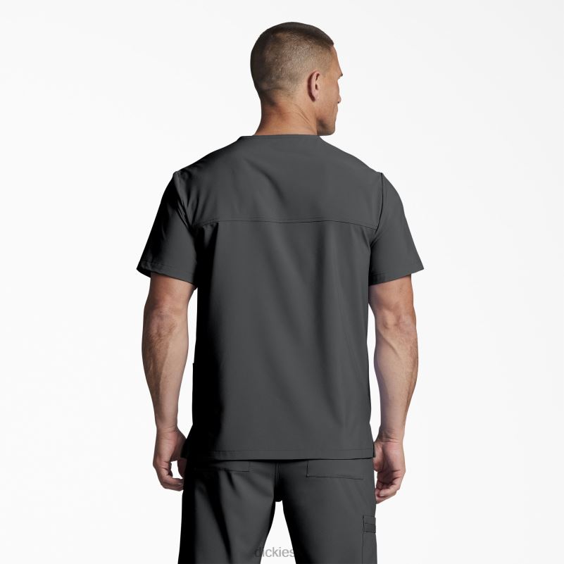 unisex eds osnovni top s v-izrezom muškarci Dickies kositar siva (klupa) 6BPL61405 odjeća