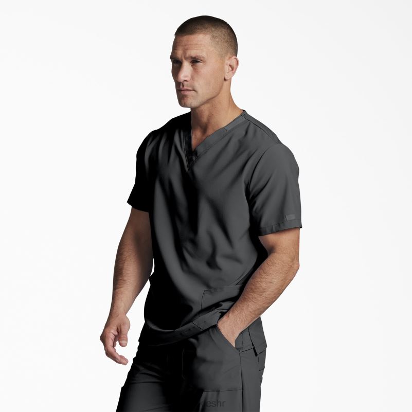 unisex eds osnovni top s v-izrezom muškarci Dickies kositar siva (klupa) 6BPL61405 odjeća
