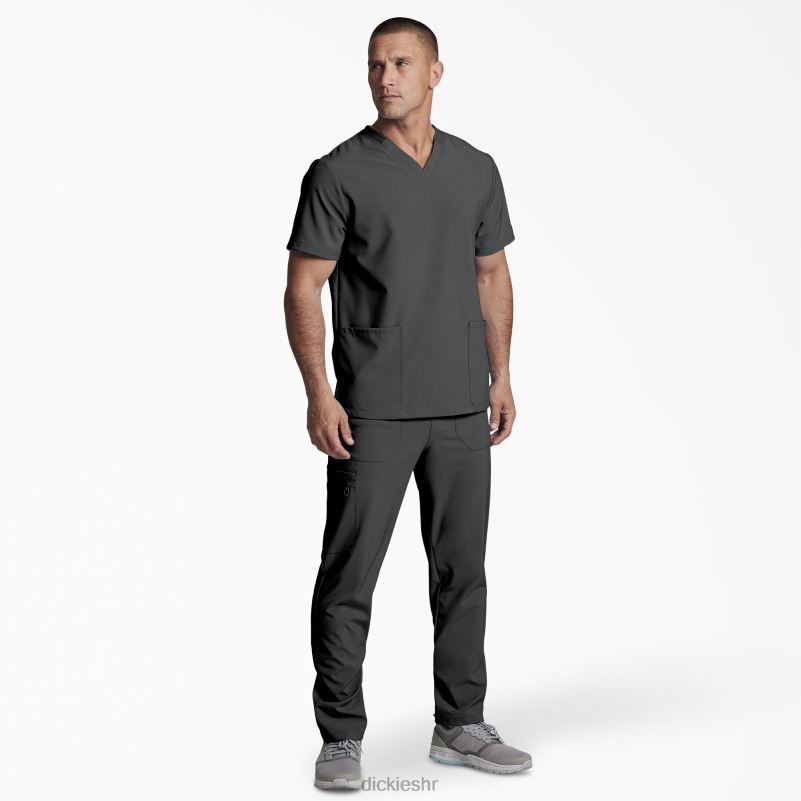 unisex eds osnovni top s v-izrezom muškarci Dickies kositar siva (klupa) 6BPL61405 odjeća