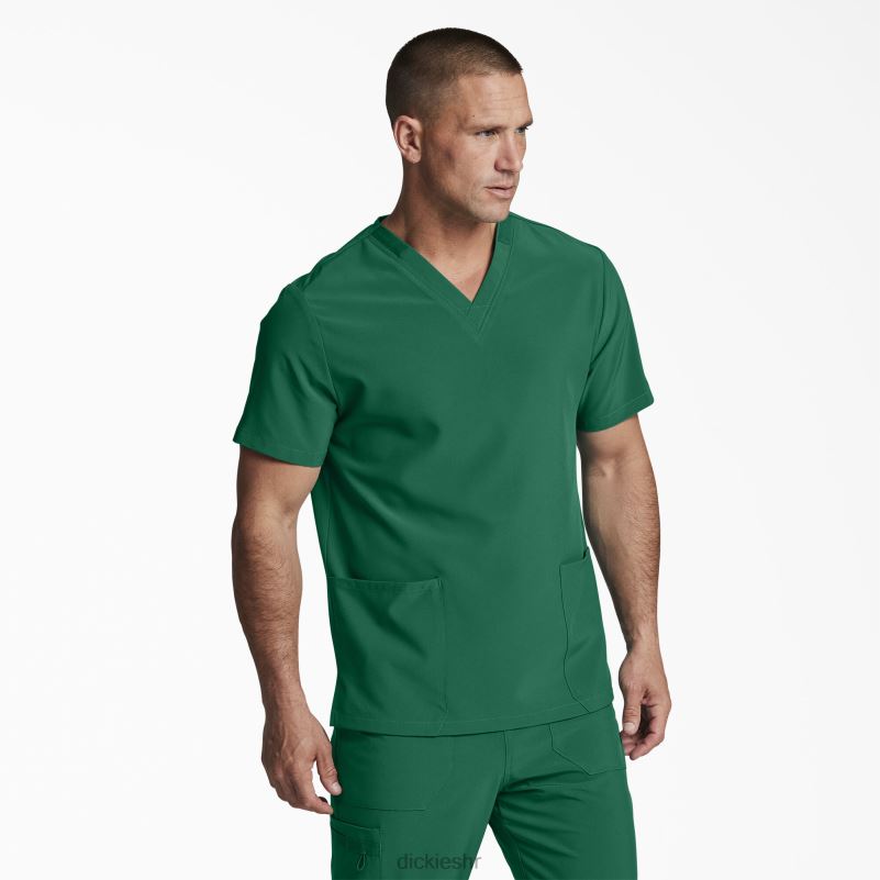 unisex eds osnovni top s v-izrezom muškarci Dickies lovačko zeleno (htr) 6BPL61403 odjeća