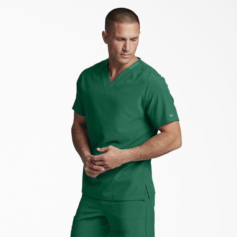 unisex eds osnovni top s v-izrezom muškarci Dickies lovačko zeleno (htr) 6BPL61403 odjeća