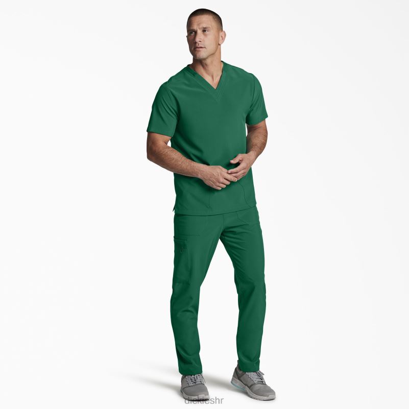 unisex eds osnovni top s v-izrezom muškarci Dickies lovačko zeleno (htr) 6BPL61403 odjeća