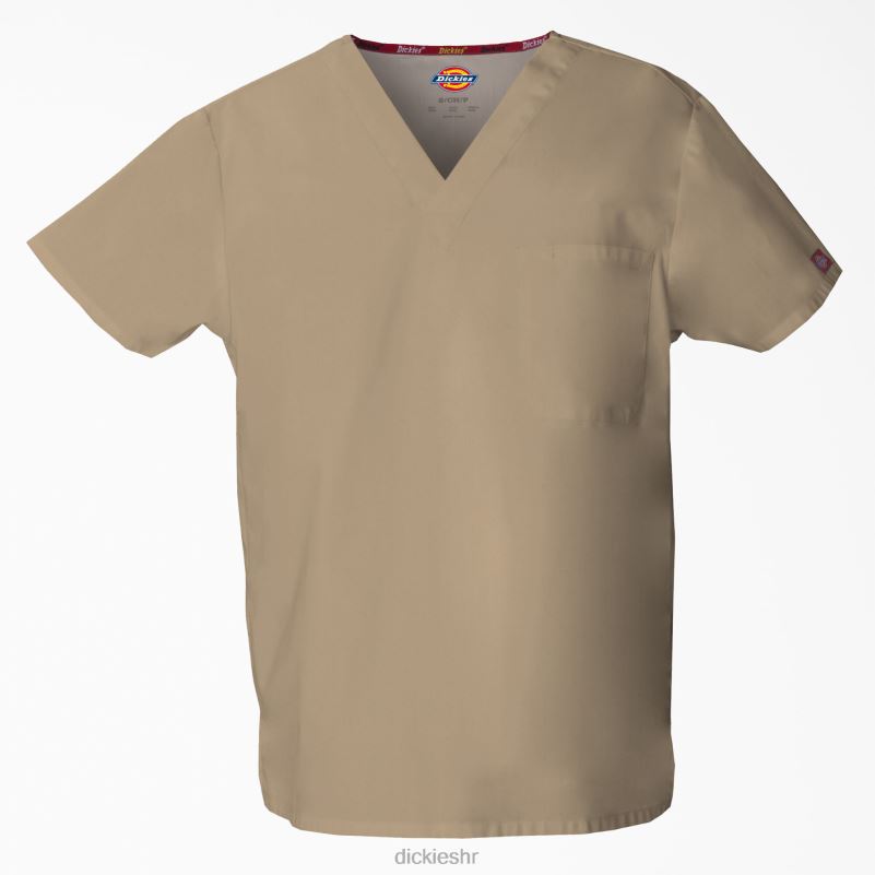 unisex eds prepoznatljivi top s v-izrezom muškarci Dickies kaki (kha) 6BPL61294 odjeća