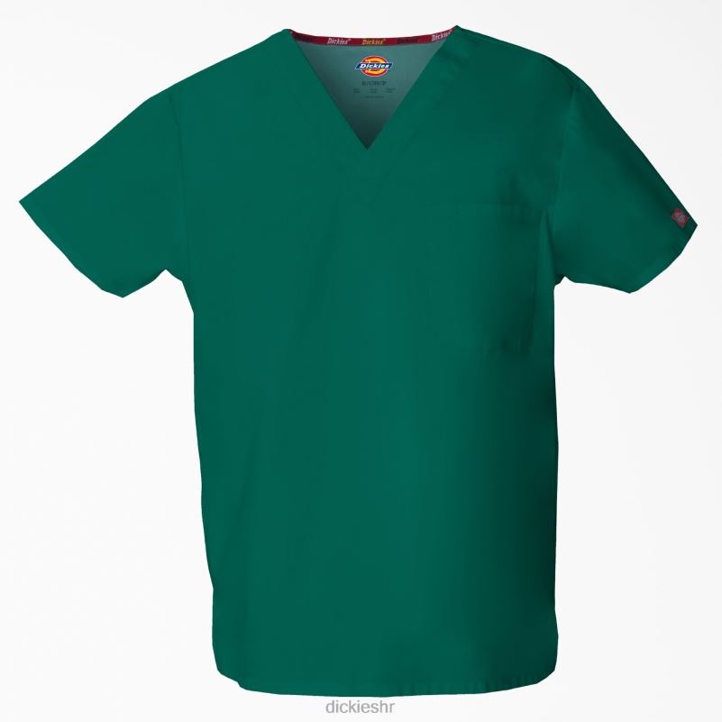 unisex eds prepoznatljivi top s v-izrezom muškarci Dickies lovačko zeleno (htr) 6BPL61293 odjeća