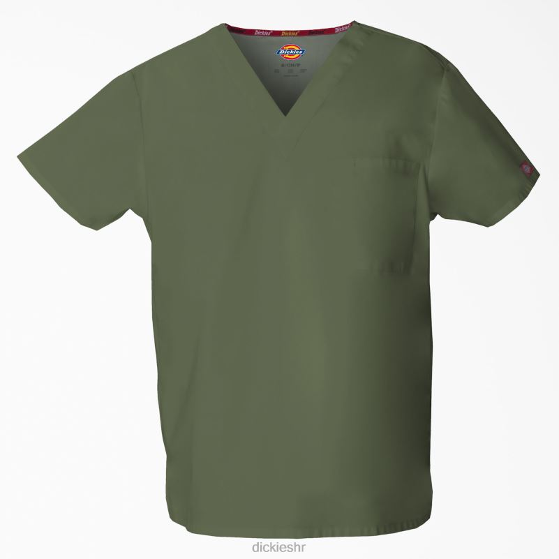 unisex eds prepoznatljivi top s v-izrezom muškarci Dickies maslinasto zelena (oli) 6BPL61296 odjeća