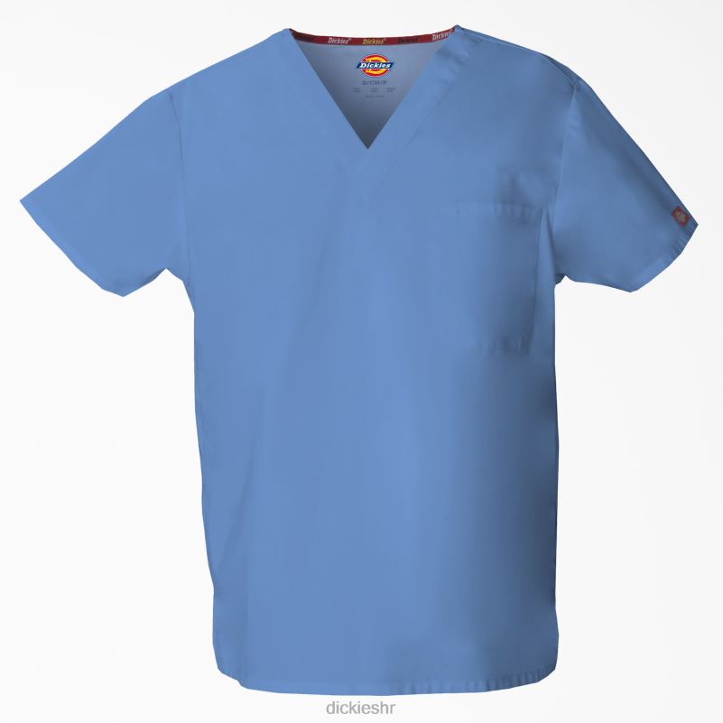 unisex eds prepoznatljivi top s v-izrezom muškarci Dickies strop plava (cbl) 6BPL61284 odjeća