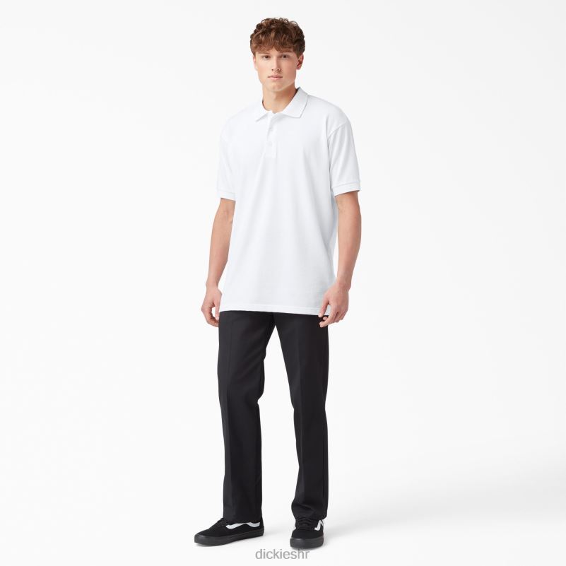 veličina za odrasle pique polo majica kratkih rukava muškarci Dickies bijelo (wh) 6BPL6667 odjeća