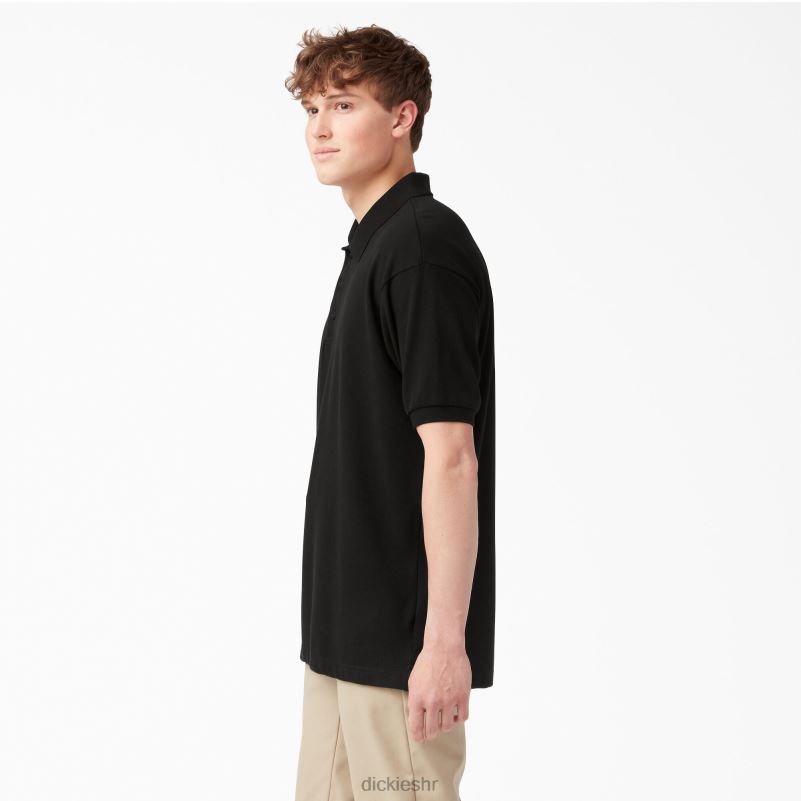 veličina za odrasle pique polo majica kratkih rukava muškarci Dickies crna (bk) 6BPL6660 odjeća