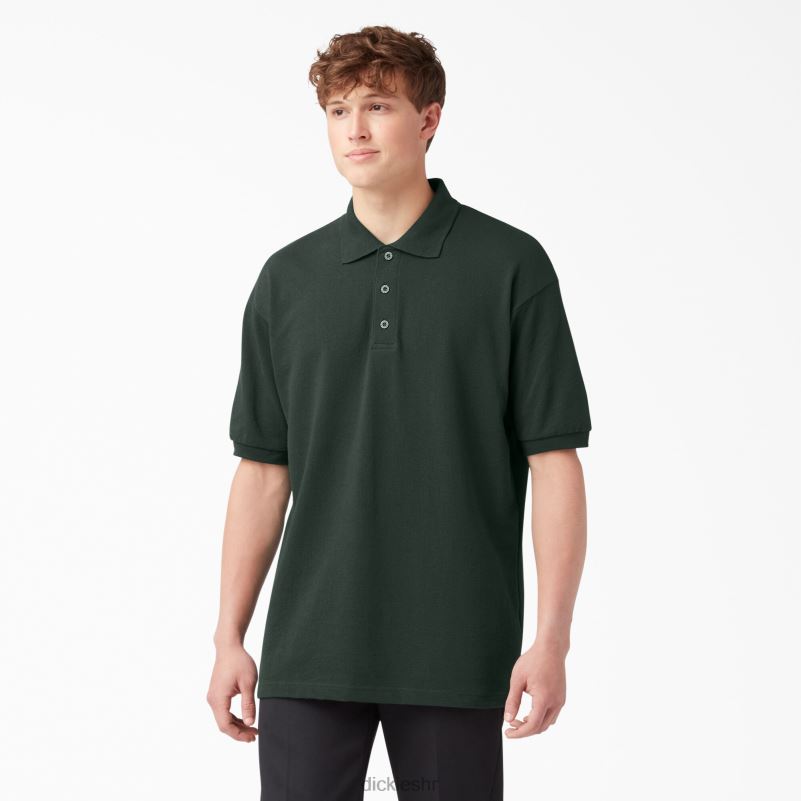 veličina za odrasle pique polo majica kratkih rukava muškarci Dickies lovačko zeleno (gh) 6BPL6664 odjeća
