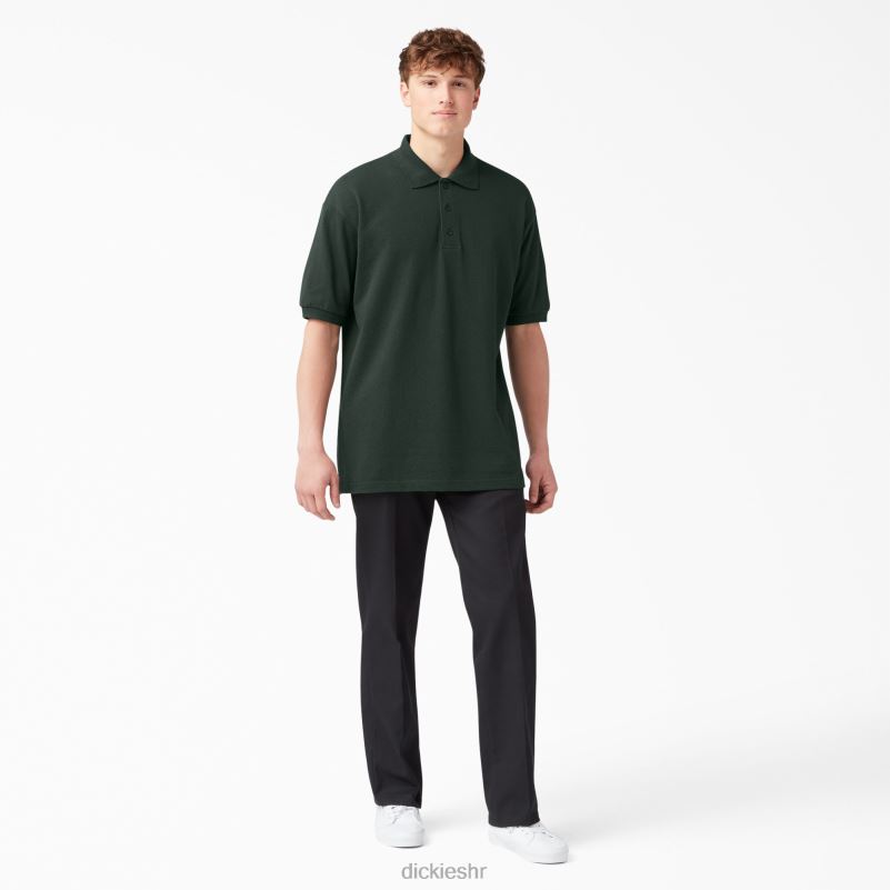 veličina za odrasle pique polo majica kratkih rukava muškarci Dickies lovačko zeleno (gh) 6BPL6664 odjeća
