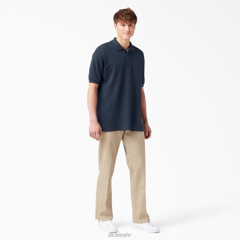veličina za odrasle pique polo majica kratkih rukava muškarci Dickies tamnoplava (dn) 6BPL6662 odjeća