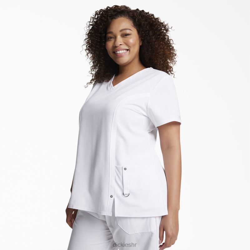 xtreme rastezljiva majica s v-izrezom žene Dickies bijela (dwh) 6BPL62465 odjeća