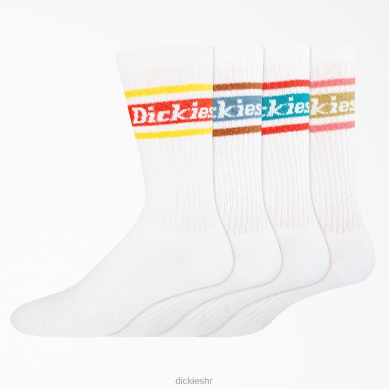 rugby prugaste čarape 4 kom uniseks Dickies bijela/proljetna pruga (wsn) 6BPL62797 pribor