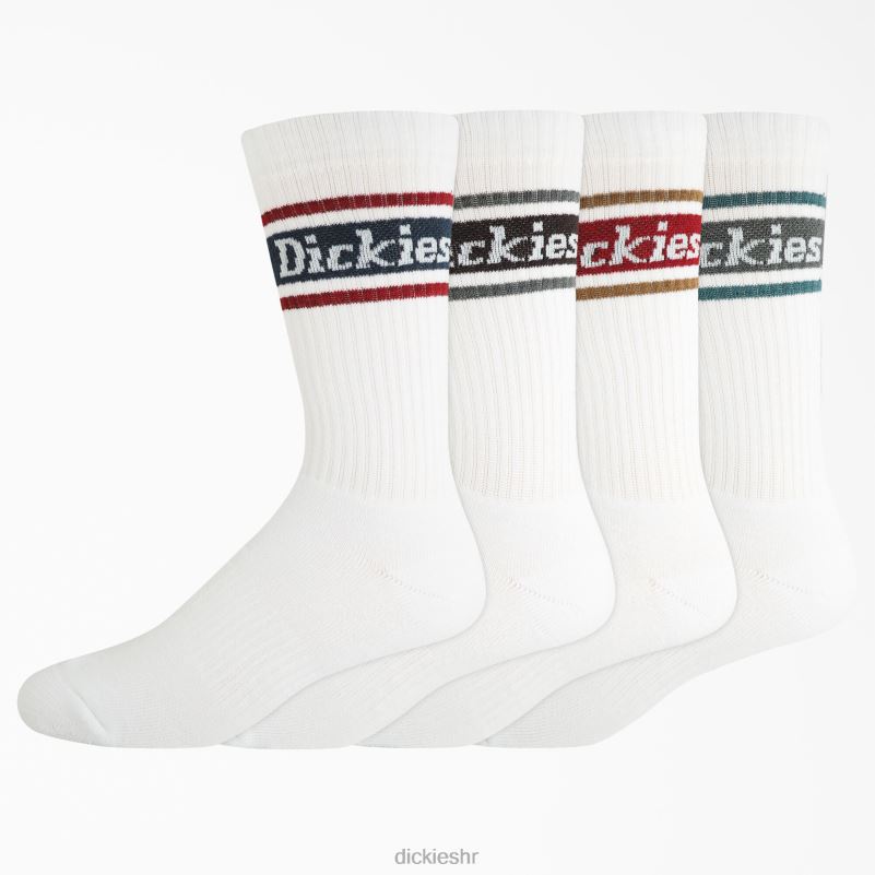 rugby prugaste čarape 4 kom uniseks Dickies bijelo (wh) 6BPL62794 pribor