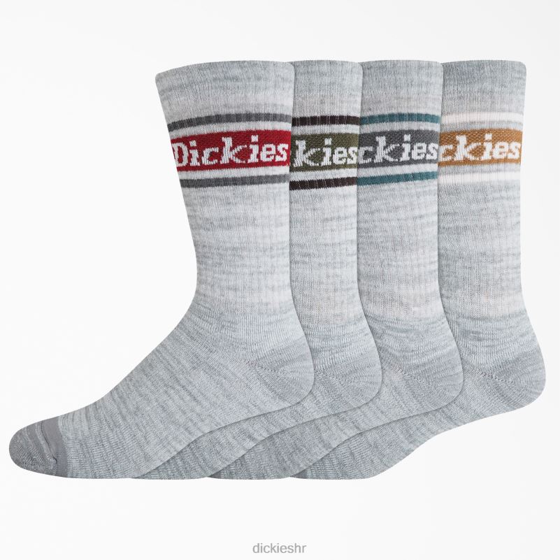 rugby prugaste čarape 4 kom uniseks Dickies siva (gy) 6BPL62791 pribor