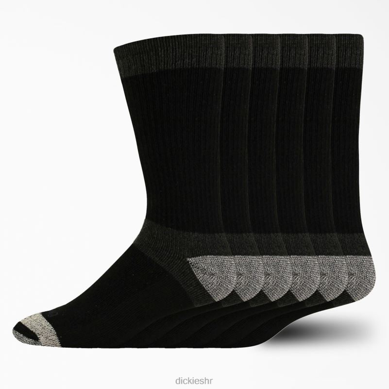 max cushion crew socks 6 kom uniseks Dickies crna (bk) 6BPL62956 pribor