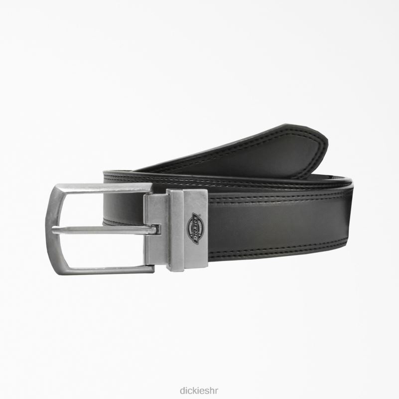 kožni dvostruki remen uniseks Dickies crna (bk) 6BPL62784 pribor