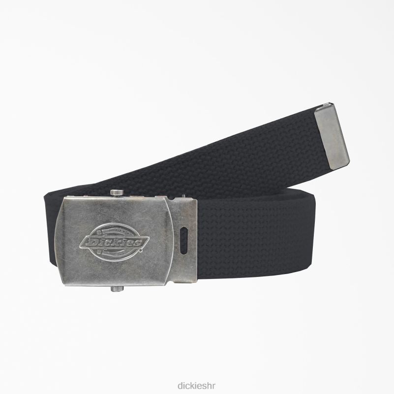 vojni remen s kopčom uniseks Dickies crna (bk) 6BPL62770 pribor