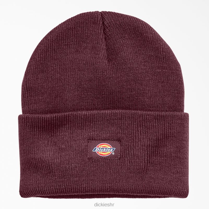 pletena kapa s manšetama uniseks Dickies bordo (od) 6BPL61482 pribor