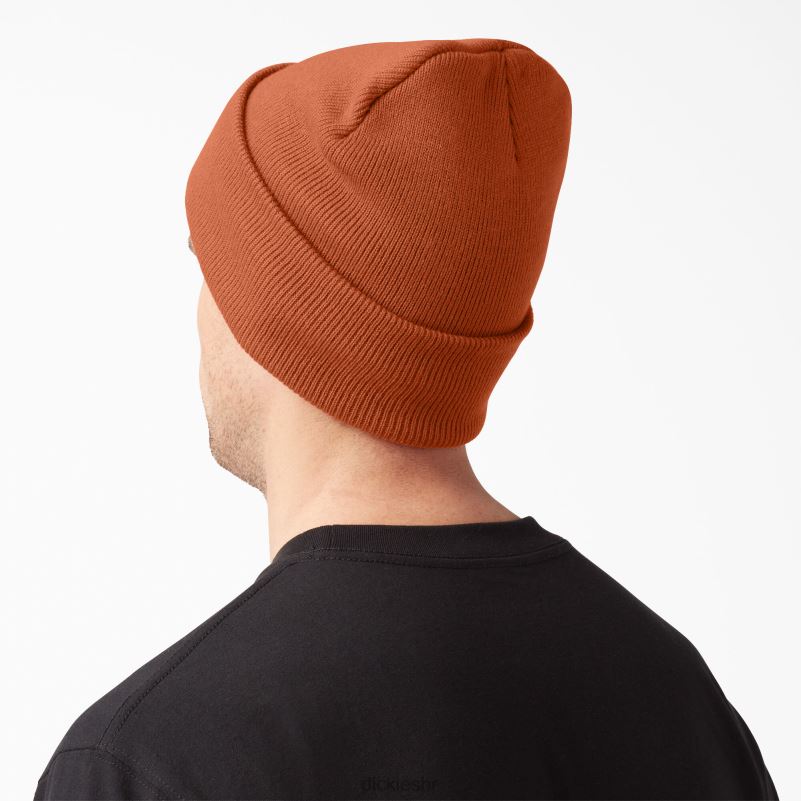 pletena kapa s manšetama uniseks Dickies medenjak smeđi (tj.) 6BPL61489 pribor