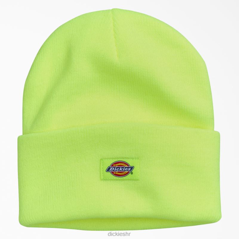 pletena kapa s manšetama uniseks Dickies neon žuta (ew) 6BPL61487 pribor