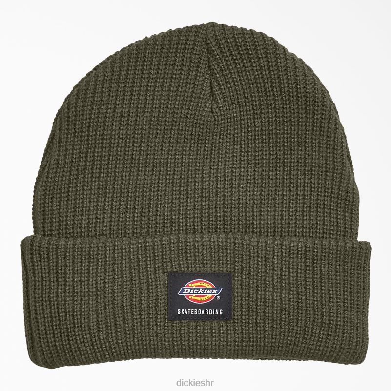 skateboarding kapa s manžetama uniseks Dickies zelena mahovina (ms) 6BPL62829 pribor