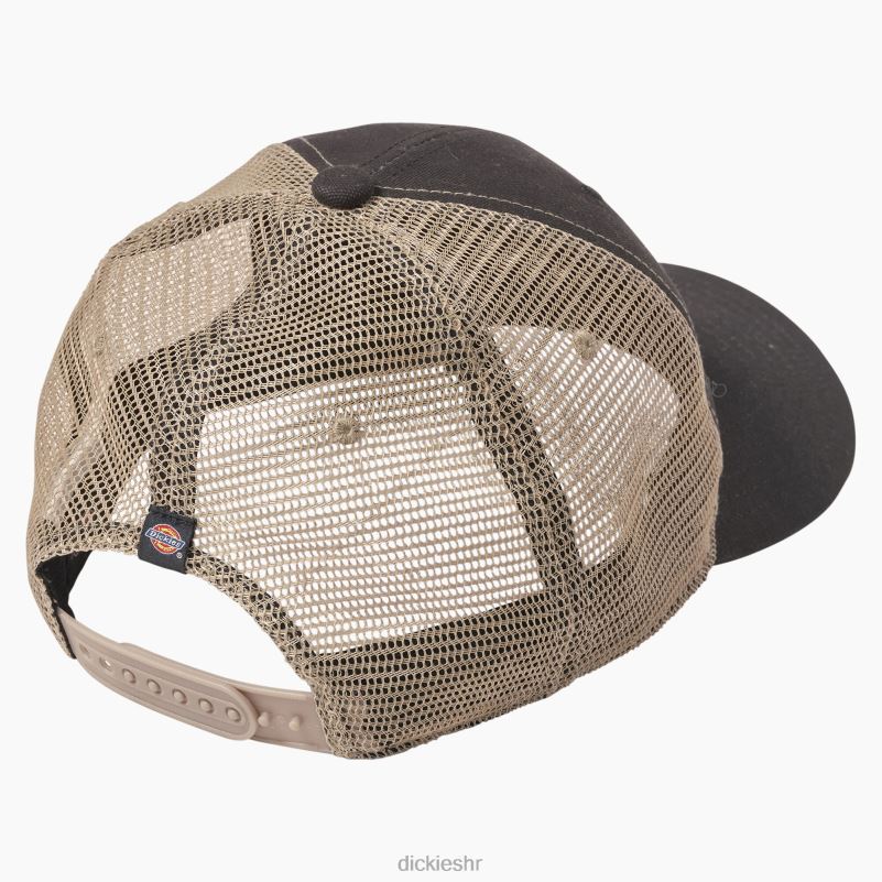 radna odjeća patch platnena kapa za kamiondžije uniseks Dickies crna (bk) 6BPL62803 pribor