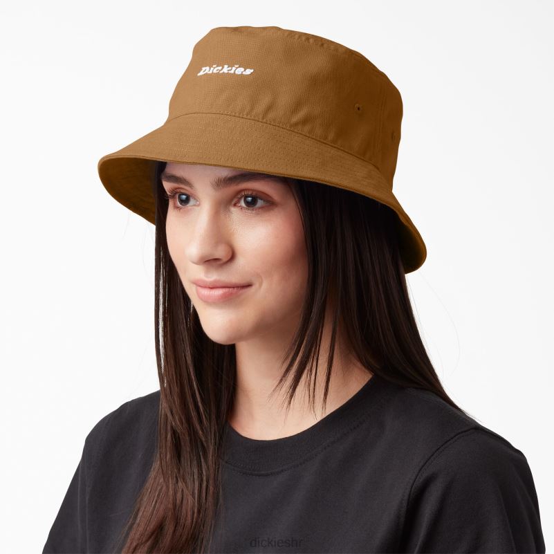 script logo platneni šešir s kantom uniseks Dickies smeđa patka (bd) 6BPL62915 pribor