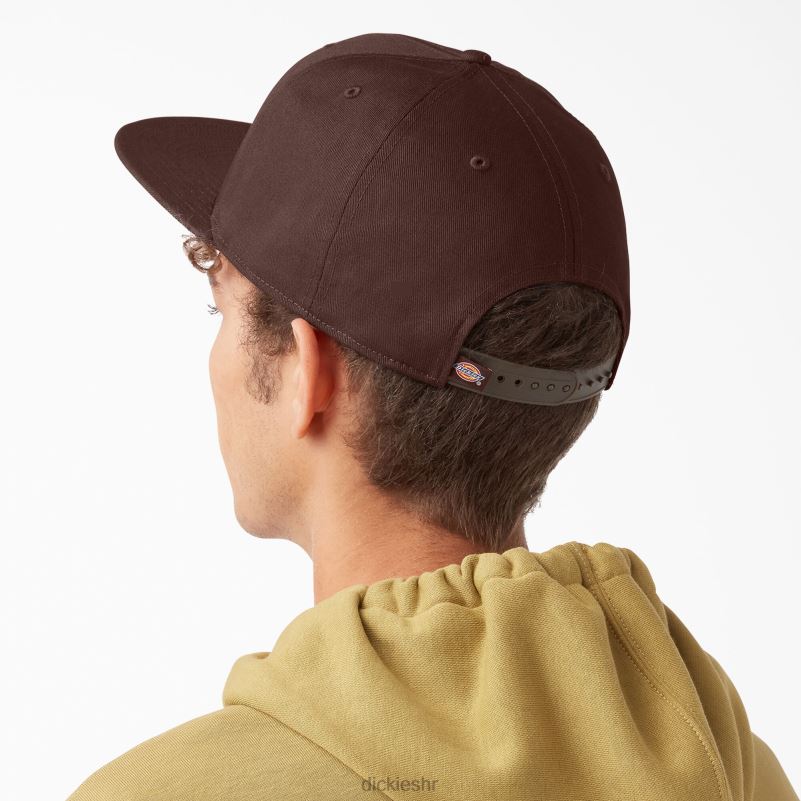 skateboarding ravna kapa uniseks Dickies čokoladno smeđa (cb) 6BPL62844 pribor