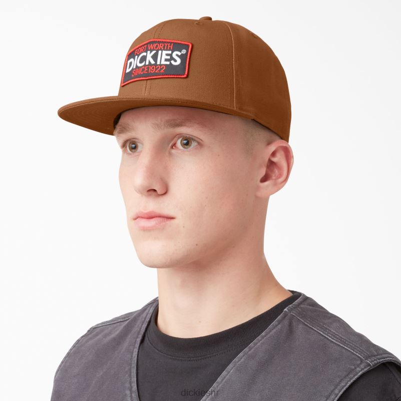 zakrpa s logotipom s ravnom kapom uniseks Dickies smeđa patka (bd) 6BPL62894 pribor