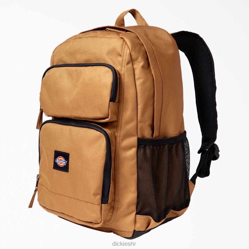 ruksak s dvostrukim džepom uniseks Dickies smeđa patka (bd) 6BPL62739 pribor